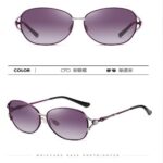 Gradient metal sunglasses 58029