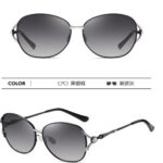 Gradient metal sunglasses 58029