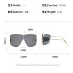 Metallic Fashion Sunglasses 5599