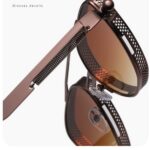 Gradient metal sunglasses 3558