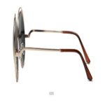 Gradient metal sunglasses 8048