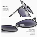 Gradient metal sunglasses 58029