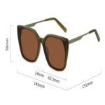 Metallic Fashion Sunglasses MS