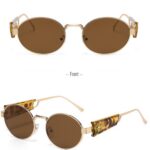 Metallic Fashion Sunglasses 1225-1