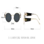 Metallic Fashion Sunglasses 1225-1